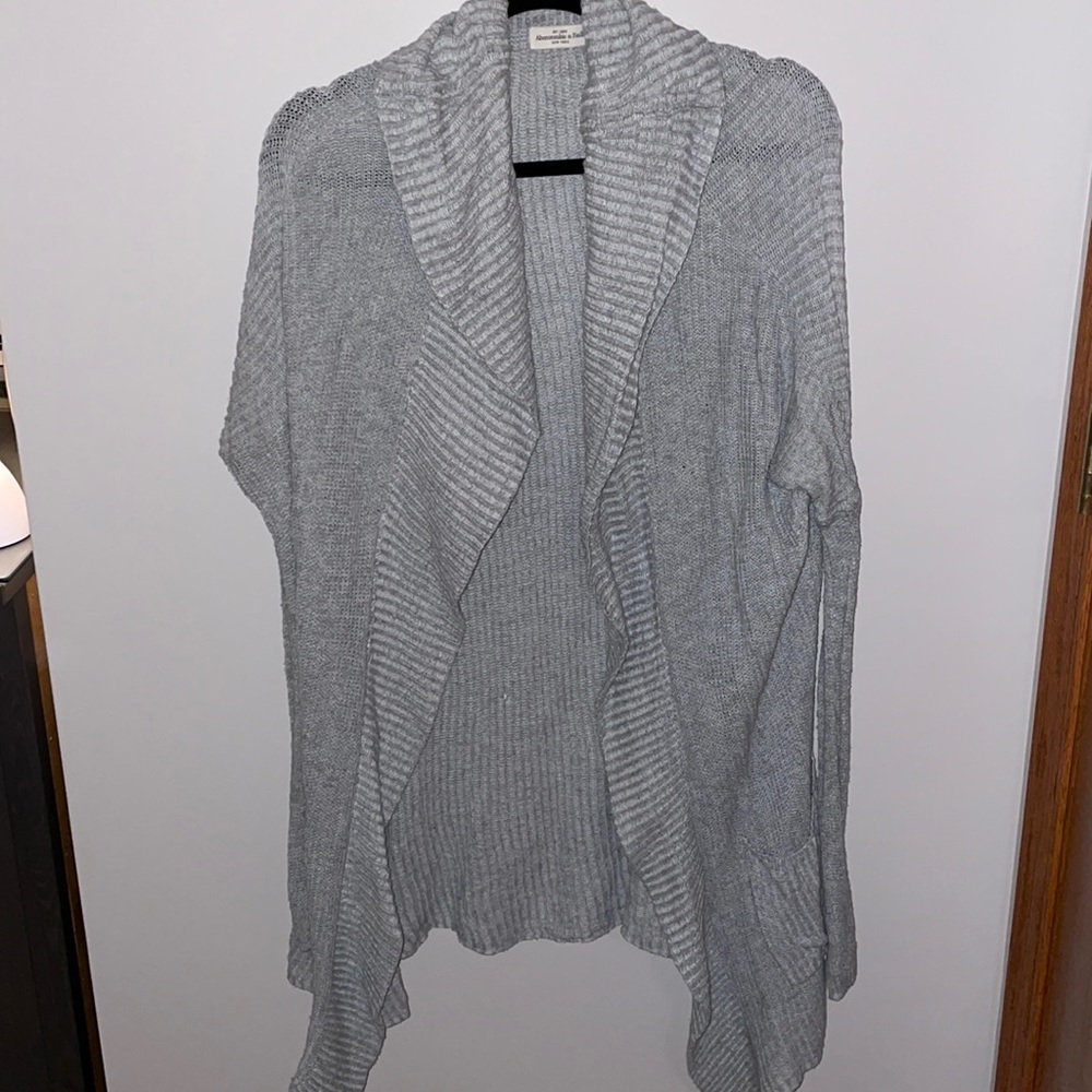 Abercrombie & Fitch Grey Long Length Sweater